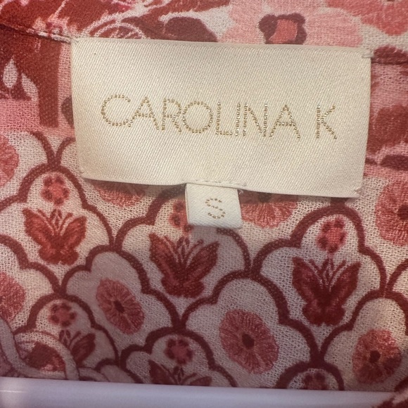 Patchwork Red Blouse - Picture 3 of 7